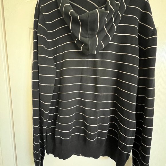 England's Dreaming | Extra Large | Black w/ Stripes Light Hoodie | Like New - Picture 3 of 3